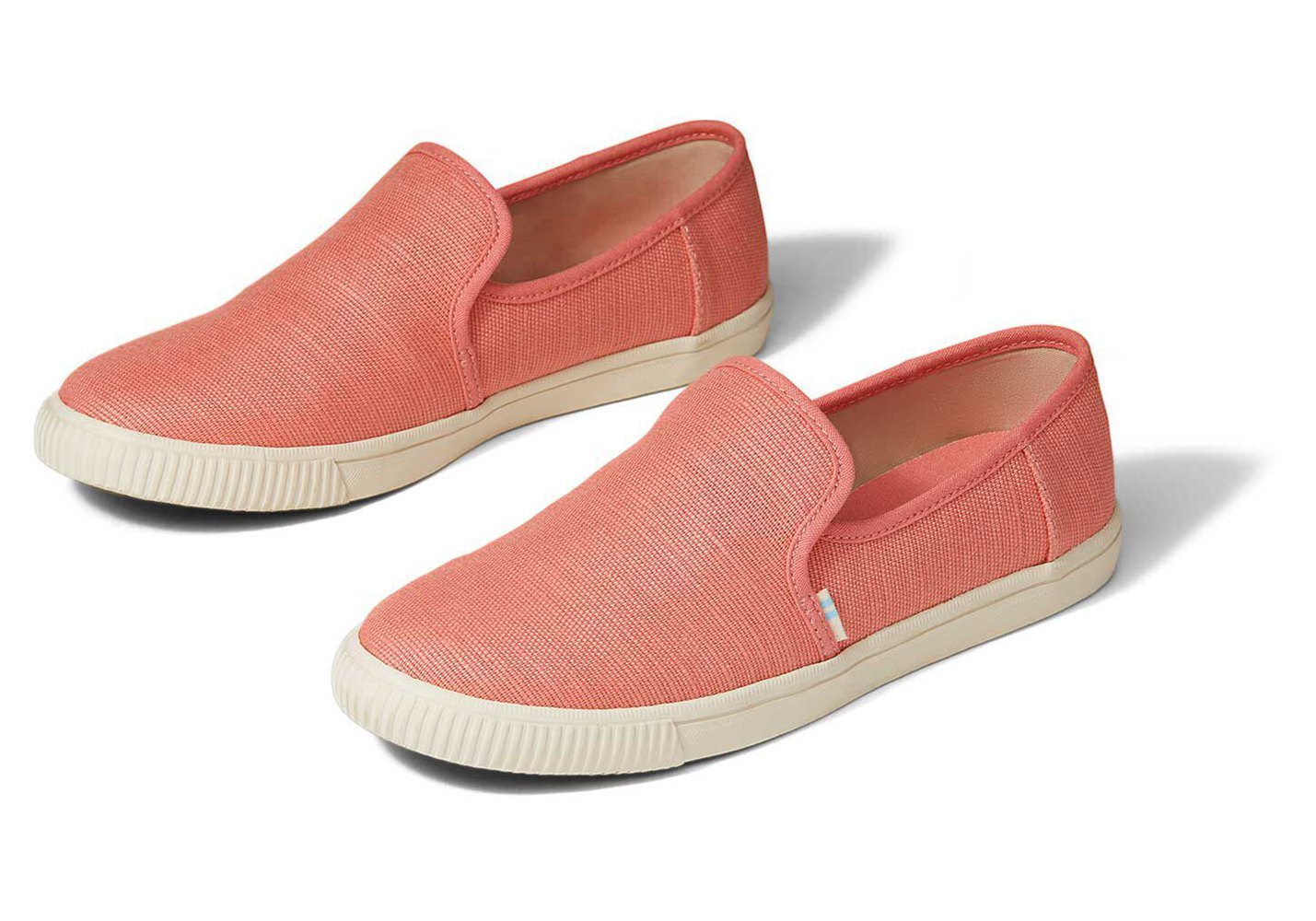 Toms Slip On Damskie Pomarańczowe - Clemente - 46JDQRAEP